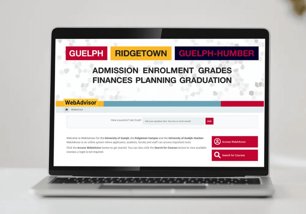 A laptop open to the LINC website home page.