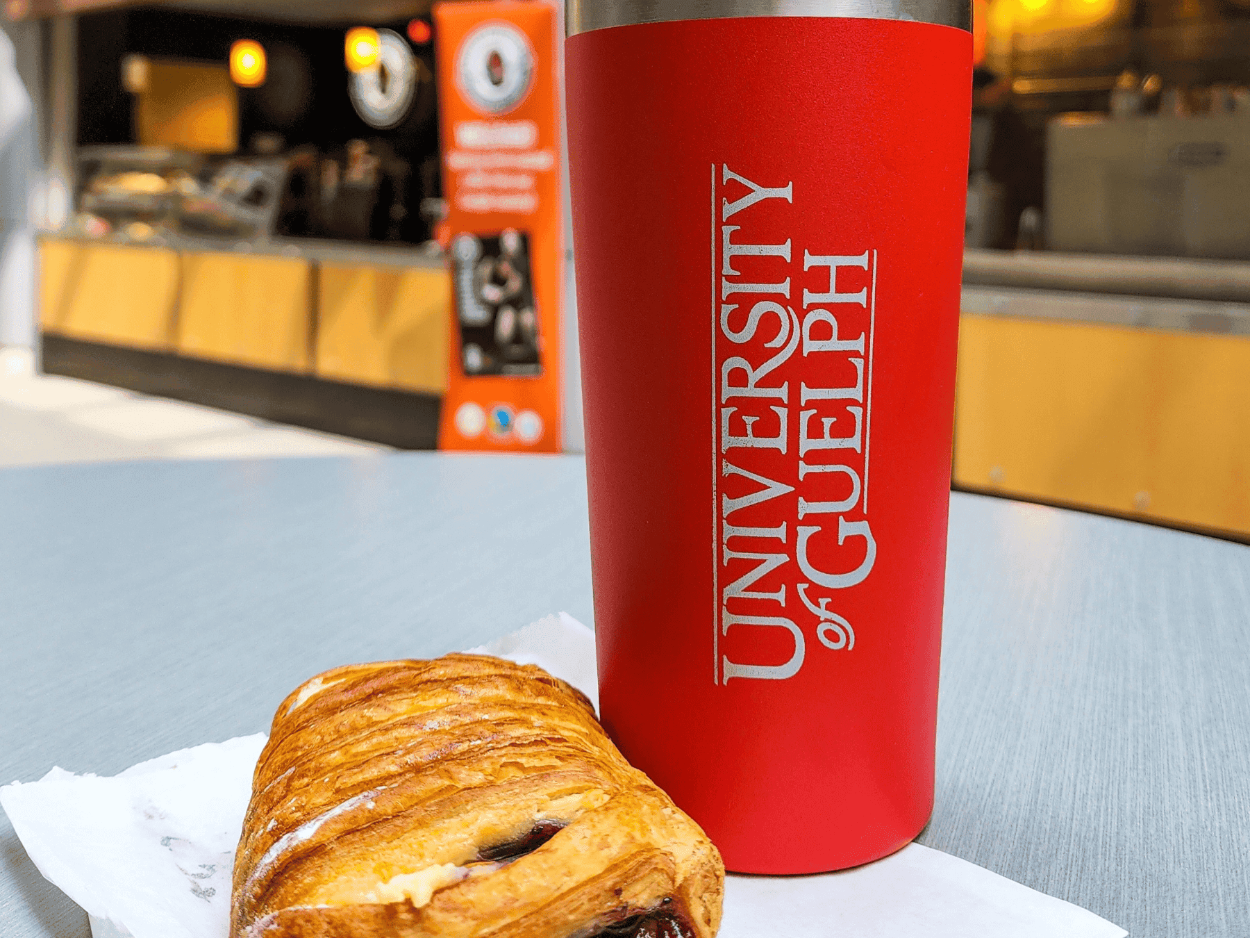Coffee and pastry