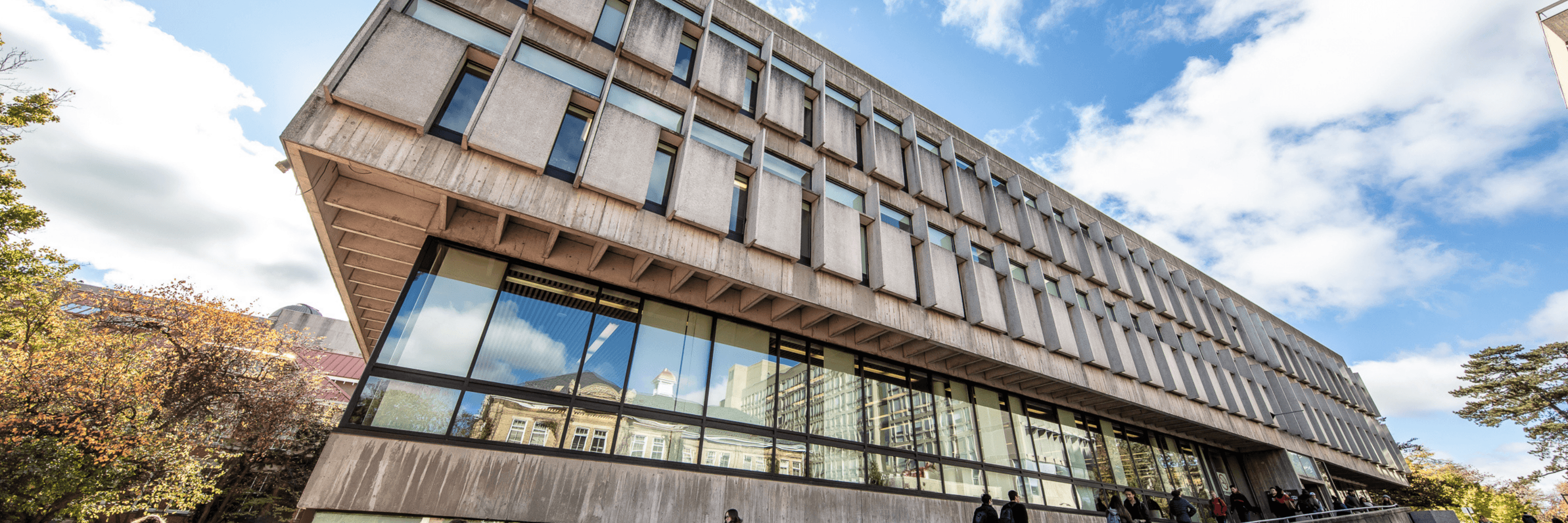 Exterior of McLaughlin Library