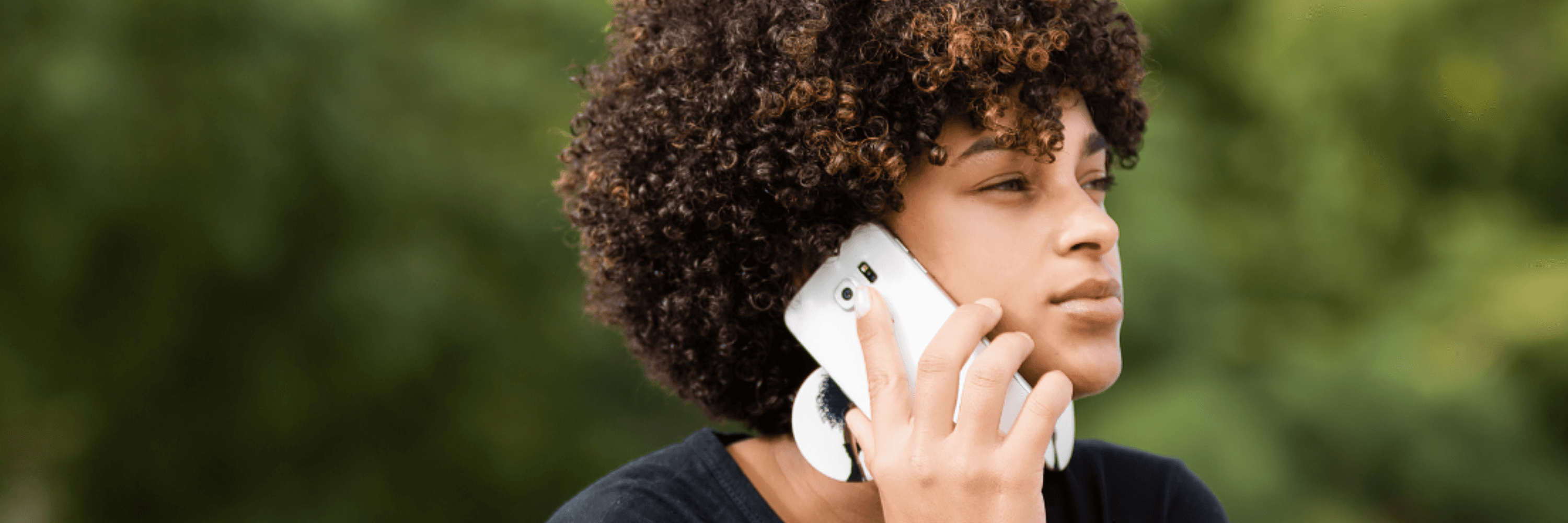 Woman on the phone