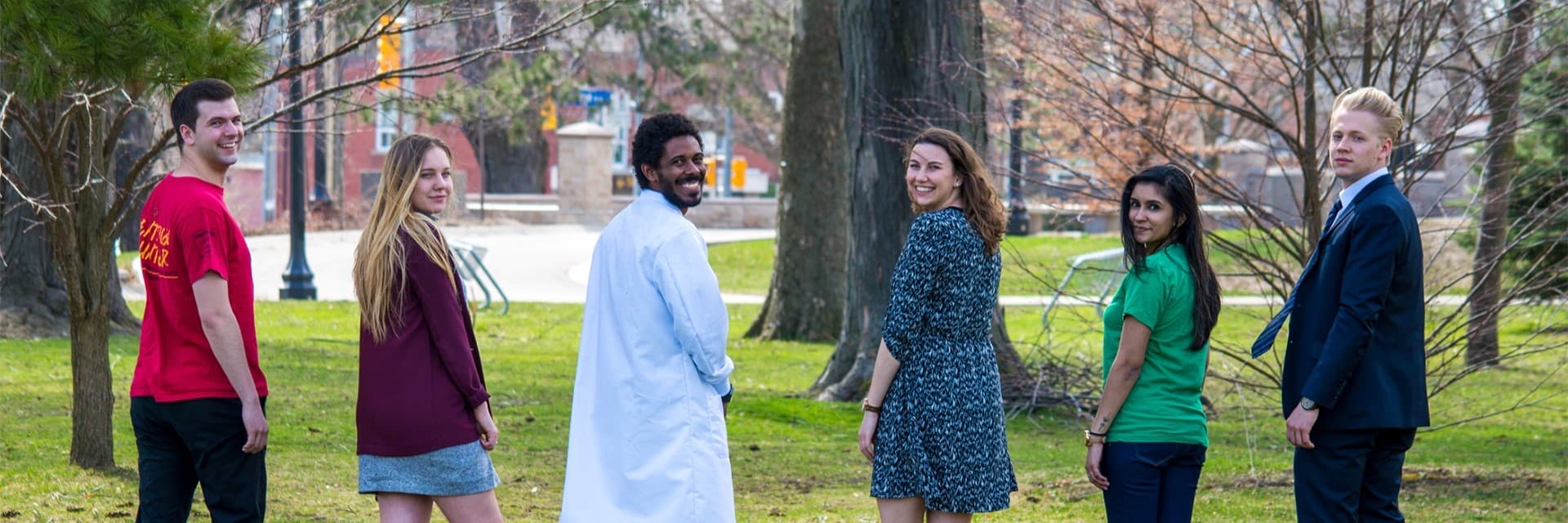 six students involved in Experiential Learning