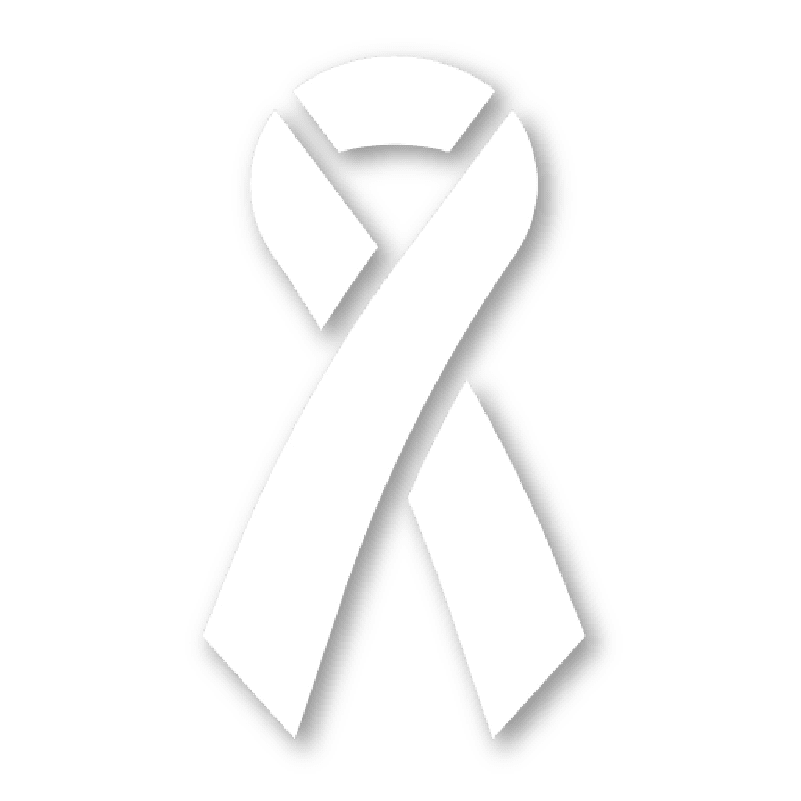 White ribbon.
